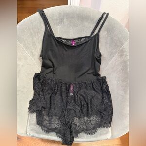 Adore Me Black Lace Sleepwear set